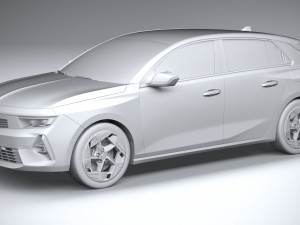 Opel Astra GSE 2023 Modelo 3D