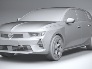Opel Astra GSE 2023 Modelo 3D