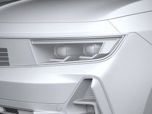 Opel Astra GSE 2023 Modelo 3D
