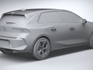 Opel Astra GSE 2023 Modelo 3D