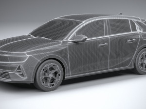 Opel Astra GSE 2023 Modelo 3D
