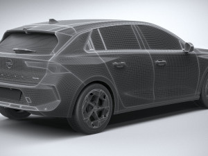 Opel Astra GSE 2023 Modelo 3D