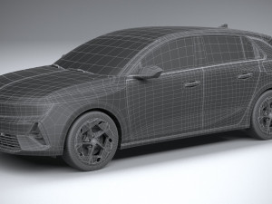 Opel Astra GSE 2023 Modelo 3D