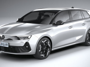 Opel Astra Sports Tourer GSE 2023 3D Model