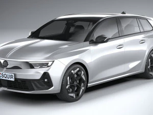 Opel Astra Sports Tourer GSE 2023 Modelo 3D