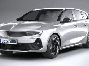 Opel Astra Sports Tourer GSE 2023 Modelo 3D