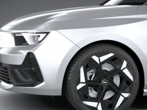 Opel Astra Sports Tourer GSE 2023 3D Model