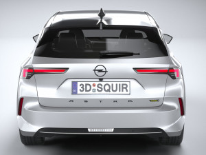 Opel Astra Sports Tourer GSE 2023 3D Model