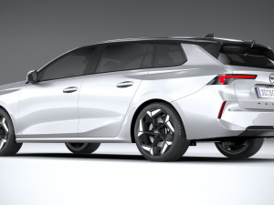 Opel Astra Sports Tourer GSE 2023 3D Model