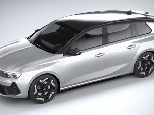 Opel Astra Sports Tourer GSE 2023 3D Model