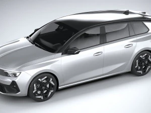 Opel Astra Sports Tourer GSE 2023 Modelo 3D