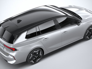 Opel Astra Sports Tourer GSE 2023 3D Model