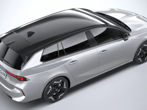 Opel Astra Sports Tourer GSE 2023 Modelo 3D