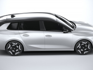 Opel Astra Sports Tourer GSE 2023 3D Model