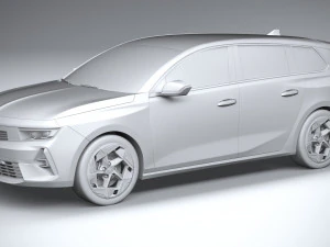 Opel Astra Sports Tourer GSE 2023 Modelo 3D