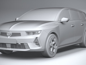 Opel Astra Sports Tourer GSE 2023 3D Model