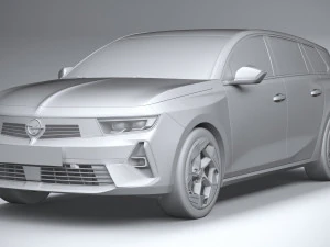 Opel Astra Sports Tourer GSE 2023 Modelo 3D