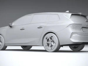 Opel Astra Sports Tourer GSE 2023 Modelo 3D