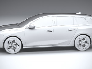 Opel Astra Sports Tourer GSE 2023 3D Model