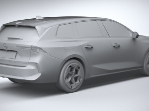 Opel Astra Sports Tourer GSE 2023 3D Model