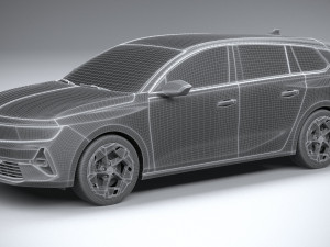 Opel Astra Sports Tourer GSE 2023 3D Model