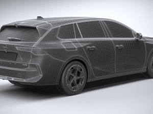 Opel Astra Sports Tourer GSE 2023 3D Model