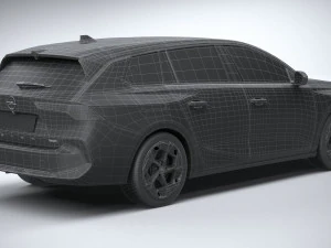 Opel Astra Sports Tourer GSE 2023 Modelo 3D