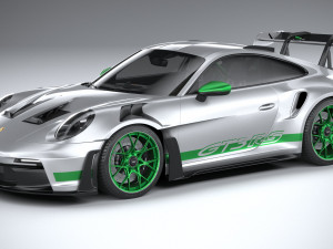 Porsche 911 GT3RS 2023 3D Model