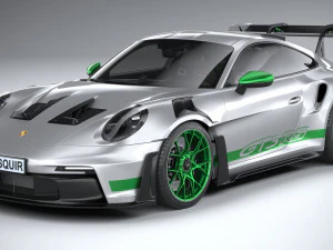 Porsche 911 GT3RS 2023 3D Model