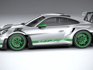 Porsche 911 GT3RS 2023 3D Model