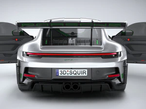 Porsche 911 GT3RS 2023 3D Model