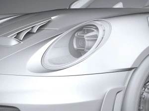 Porsche 911 GT3RS 2023 3D Model