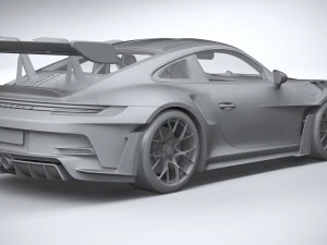 Porsche 911 GT3RS 2023 3D Model