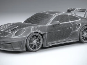 Porsche 911 GT3RS 2023 3D Model