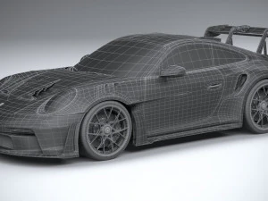 Porsche 911 GT3RS 2023 3D Model