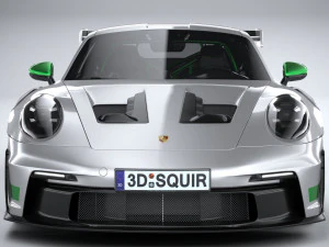 Porsche 911 GT3RS 2023 LowPoly 3D Model