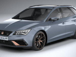 Seat Leon ST Cupra R 2019 Modelo 3D
