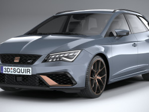 Seat Leon ST Cupra R 2019 Modelo 3D
