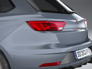 Seat Leon ST Cupra R 2019 Modelo 3D