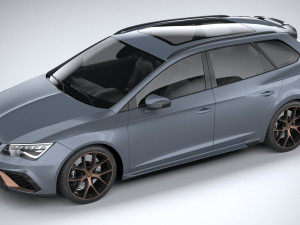Seat Leon ST Cupra R 2019 Modelo 3D