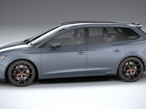 Seat Leon ST Cupra R 2019 Modelo 3D