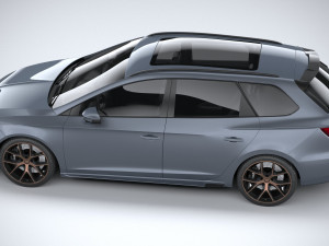 Seat Leon ST Cupra R 2019 Modelo 3D