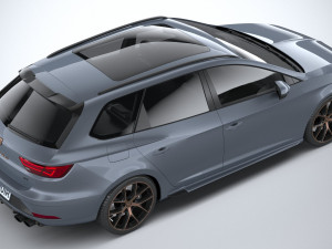 Seat Leon ST Cupra R 2019 Modelo 3D