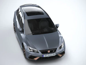 Seat Leon ST Cupra R 2019 3D Model