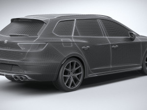 Seat Leon ST Cupra R 2019 Modelo 3D