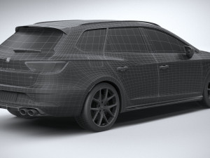 Seat Leon ST Cupra R 2019 Modelo 3D