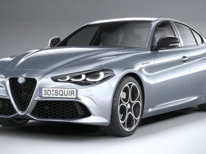 Alfa Romeo Giulia 2023 3D Model