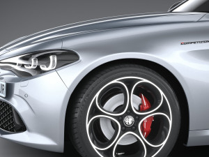 Alfa Romeo Giulia 2023 3D Model