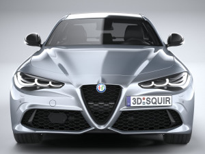 Alfa Romeo Giulia 2023 3D Model