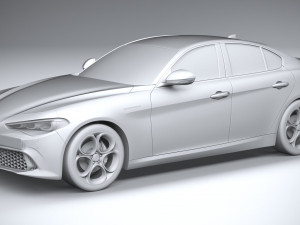 Alfa Romeo Giulia 2023 3D Model